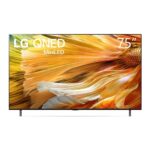 LG 75 Inch Smart TV, QNED 4K, QNED90 Series, Cinema Screen Design, Smart ThinQ, AI Mini LED, Color Black Model – 75QNED90VPA  | 1 Year Warranty