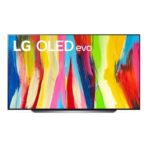 LG 83 Inch Smart TV, OLED 4K UHD, ThinQ, AI Active HDR, (OLEDC2 Series), WebOS, Color Black Model – 83C26LALD – 1 Year Warranty.