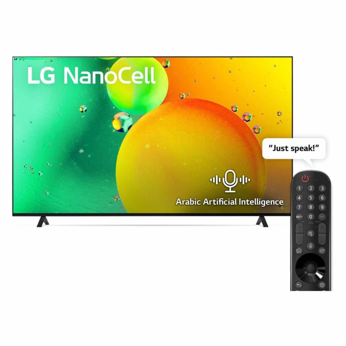 LG 86 Inch Smart Nano TV, NANO79 Serie, 4K Active HDR, Cinema Screen Design, ThinQ, AI Active HDR, Color Black Model – 86NANO796LD | 1 Year Warranty - Image 1
