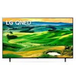 LG 55 Inch Smart QNED TV, 4K Active HDR, Cinema Screen Design, WebOS22, Smart ThinQ AI, (QNED80 Series), Black Model – 55QNED806QA – 1 Year Warranty.