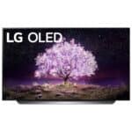 LG 65 Inch Smart OLED TV,  4K Cinema HDR, Cinema Screen Design, WebOS, Smart AI ThinQ, Pixel Dimming, (OLEDC1 Series) White Model – OLED65C1PVA – 1 Year Warranty.