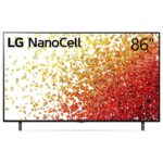 LG 86 Inch Smart TV, NanoCell, 4K Cinema HDR, WebOS, Smart ThinQ AI, Cinema Screen Design, (NANO90 Series) Black Model – 86NANO90VPA – 1 Year Warranty.
