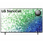 LG 65 Inch Smart TV, NanoCell, Cinema Screen Design, 4K Active HDR, WebOS, Smart ThinQ AI, Local Dimming, (NANO80 Series) Black Model – 65NANO80VPA – 1 Year Warranty.