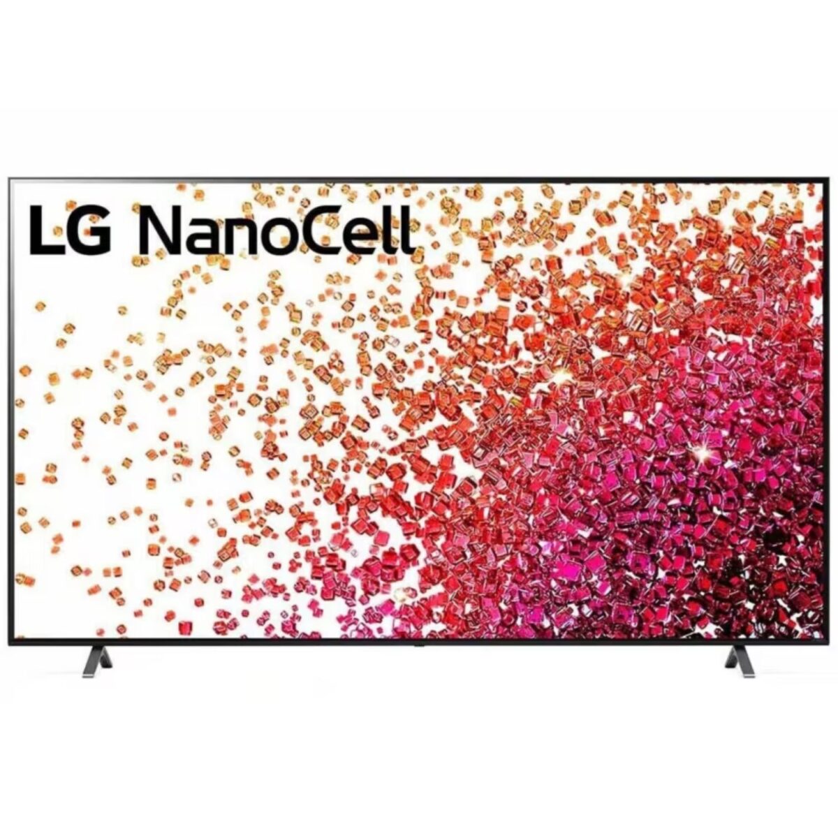 LG 55 Inch Smart TV, NanoCell, 4K Active HDR, WebOS, Smart ThinQ AI, (NANO75 Series) Black Model – 55NANO75VPA – 1 Year Warranty. - Image 1