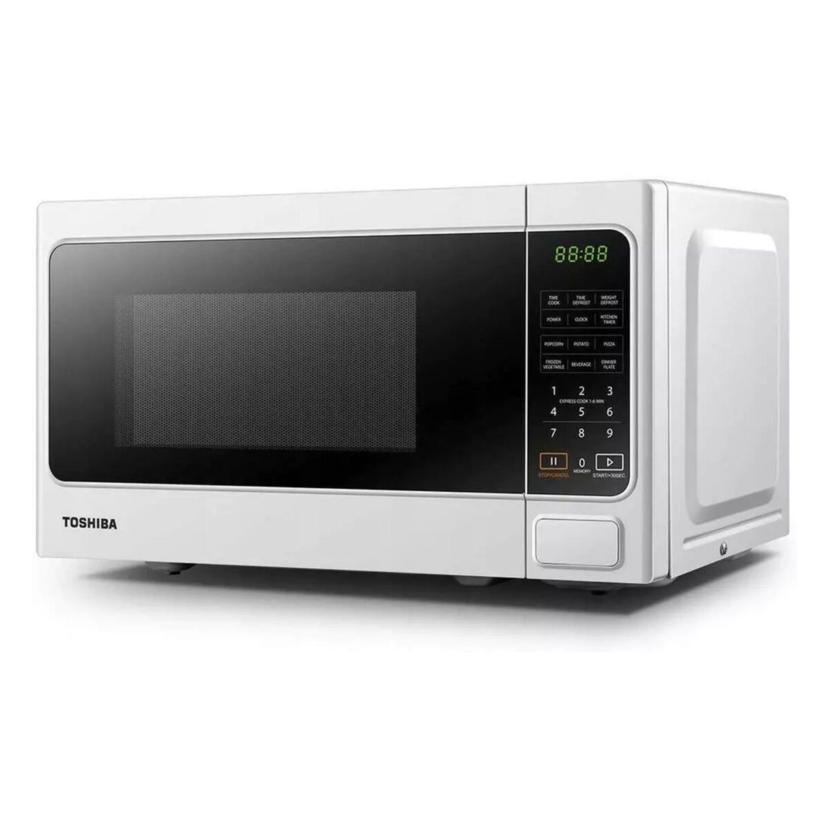 Toshiba 20 Liter Microwave Oven, 800 W, Color Black/White Model – MMEM20PWH – 1 Year Warranty. - Image 2