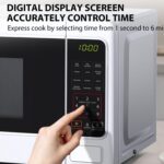 Toshiba 20 Liter Microwave Oven, 800 W, Color Black/White Model – MMEM20PWH – 1 Year Warranty. - Image 3