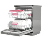 Toshiba Free Standing Dishwasher, 14 Place Setting, 6 Programs, Dual Wash Zone, Color White Model – DW14F1(W) | 1 Year Warranty. - Image 3