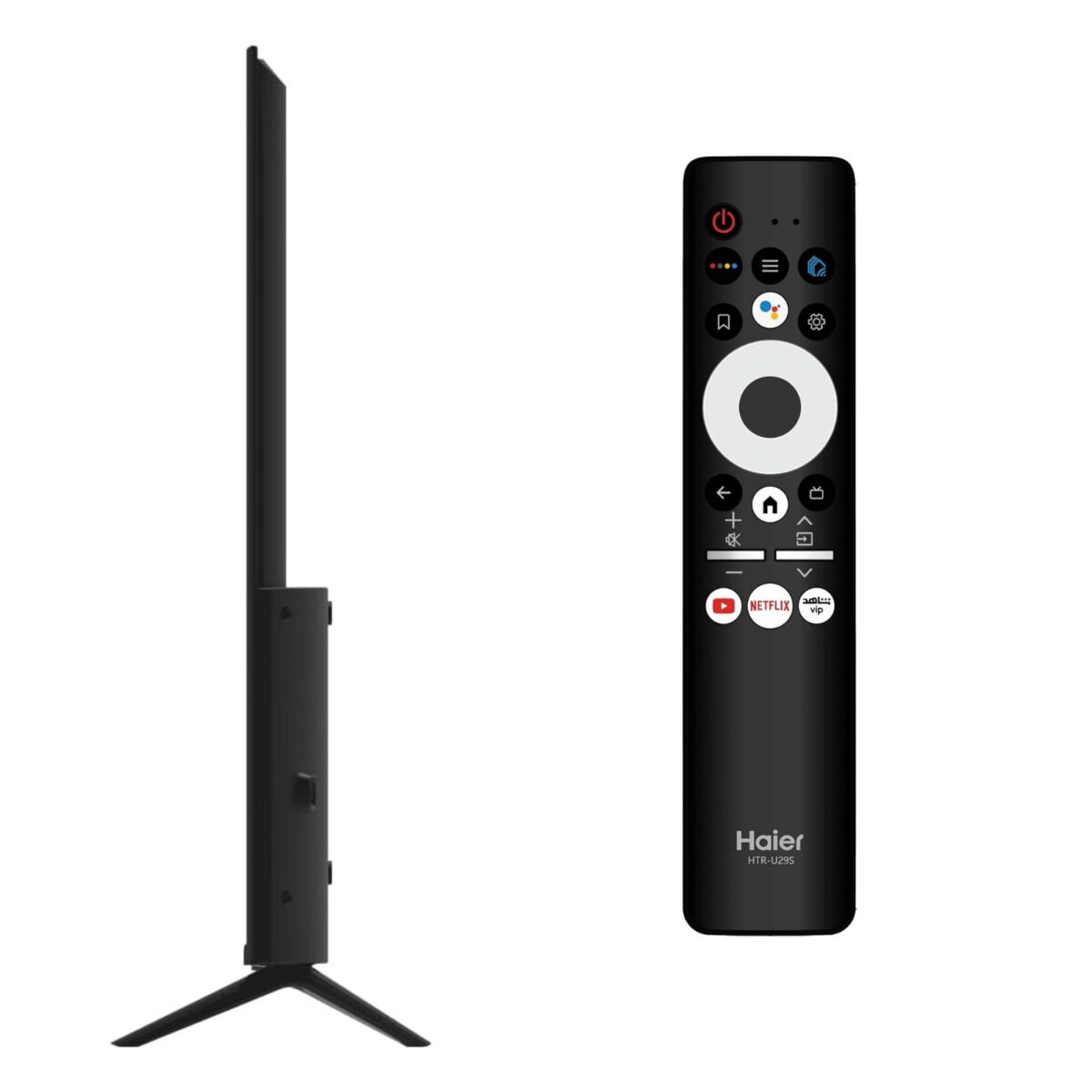 Haier 55 Inch 4K UHD Smart TV, Android AI, Google Play, Netflix, YouTube, Shahid, Wi-Fi, Bluetooth, Color Black Model – H55K6UG | 1 Year Full Warranty - Image 4