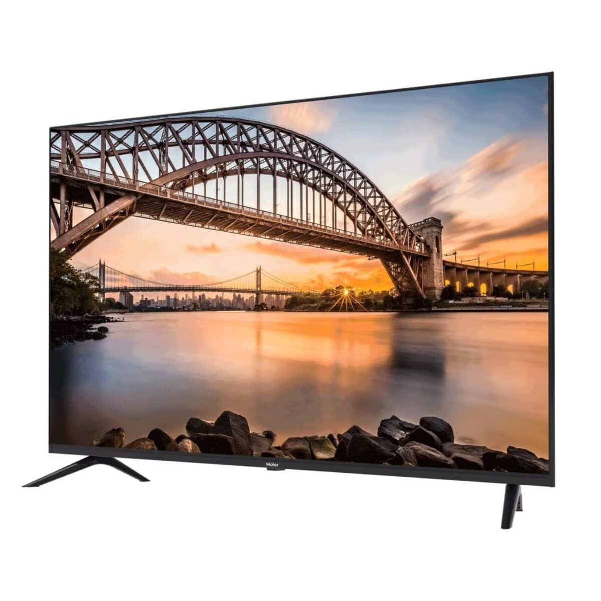 Haier 32 Inch Smart TV, Android 11 Google Assistant, Google Play, Netflix, YouTube, Shahid, Wi-Fi, Bluetooth, Color Black Model – H32K6G | 1 Year Warranty - Image 3