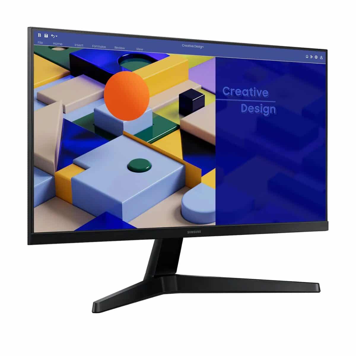 Samsung 27 Inch Essential Monitor, Borderless Design, AMD FreeSync, Game Mode, Color Black Model – LS27C310EAMXZN | 1 Year Warranty. - Image 2