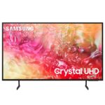 Samsung 85 Inch 4K Smart TV, Crystal UHD, DU7000, 4K Upscaling, Q-Symphony, Color Black (2024) Model – UA85DU7000UXZN – 1 Year Warranty.