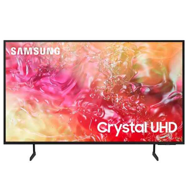 Samsung 75 Inch 4K Smart TV, Crystal UHD, DU7000, PurColor, 4K Upscaling, Q-Symphony, Color Black (2024) Model – UA75DU7000UXZN – 1 Year Warranty.