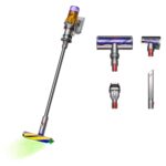 Dyson Cordless Vacuum Cleaner, Laser Head, HEPA filtration, Color Yellow/Iron Model – V12 Detect Slim Absolute – 1 Year Warranty - Image 3