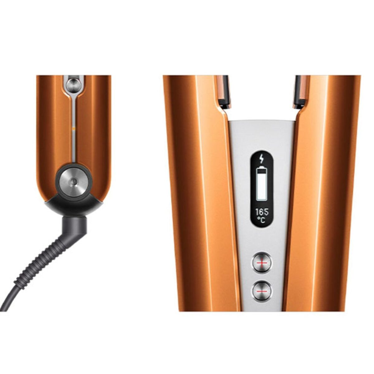 Dyson Corrale Straightener, 200 W, Color Bright Copper/Bright Nickel Model – HS07 – 1 Year Warranty. - Image 5