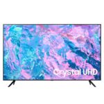 Samsung 43 Inch Crystal UHD Smart TV, CU7000, PurColor, Smart Hub, Crystal Processor 4K, Color Black Model – UA43CU7000UXTW | 1 Year Warranty