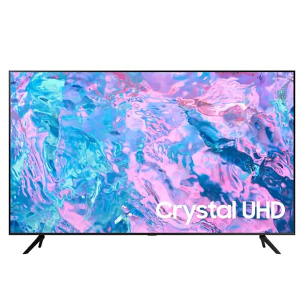 Samsung 43 Inch Crystal UHD Smart TV, CU7000, PurColor, Smart Hub, Crystal Processor 4K, Color Black Model – UA43CU7000UXTW | 1 Year Warranty