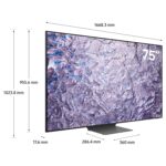 Samsung 75 Inch Neo QLED 8K Smart TV, (Series QN800C), Quantum Matrix Technology, Neo 8K Processor, Color Black Model – QA75QN800CUXZN – 1 Year Warranty. - Image 9
