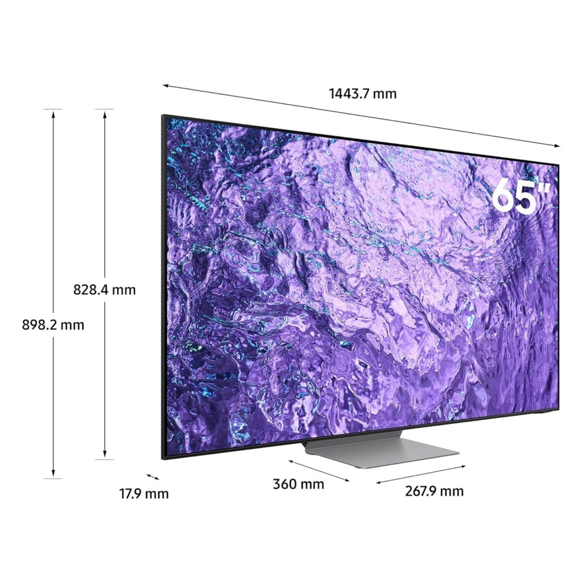 Samsung 65 Inch Neo QLED 8K Smart TV, (Series QN700C), Quantum Matrix Technology, OTS Lite, Dolby Atmos, Color Black (2023) Model – QA65QN700CUXZN | 1 Year Warranty. - Image 12