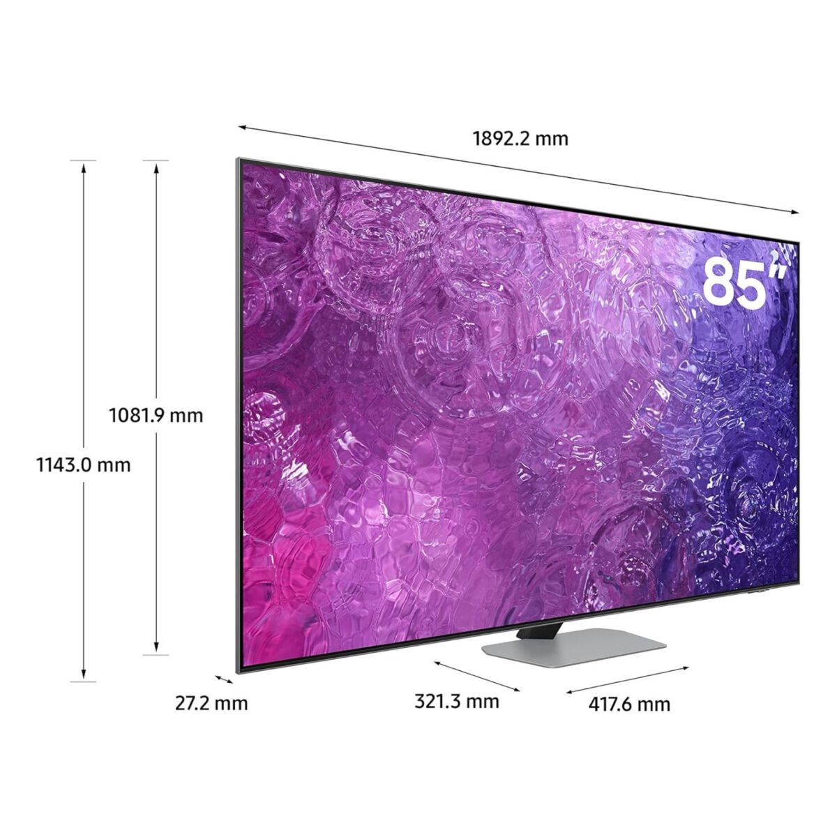 Samsung 85 Inch Neo QLED 4K Smart TV, (Series QN90C), Neo Quantum HDR+, Dolby Atmos, Color Carbon Silver Model – QA85QN90CAUXZN – 1 Year Warranty. - Image 11