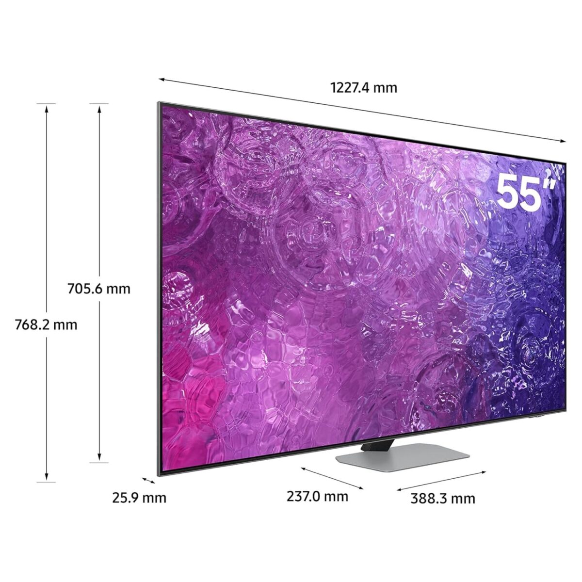 Samsung 55 Inch Neo QLED 4K Smart TV, (Series QN90C), Neo Quantum HDR+, Dolby Atmos, Color Carbon Silver Model – QA55QN90CAUXZN – 1 Year Warranty. - Image 10