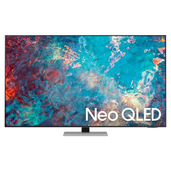 Samsung 65 Inch Neo QLED 4K Smart TV, Quantum Matrix Technology, Quantum HDR 24X, OTS, Color Silver Model – QA65QN85AAUXZN – 1 Year Warranty.