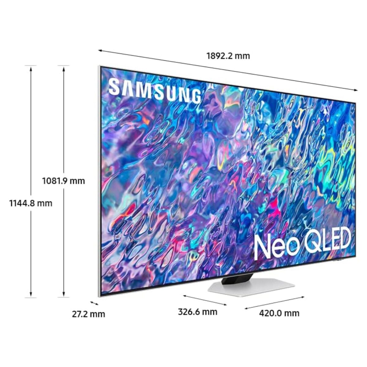 Samsung 85 Inch Neo QLED 4K Smart TV, (Series QN85B), Neo Quantum Processor 4K, Quantum HDR 24x, Color Silver Model – QA85QN85BAUXZN – 1 Year Warranty. - Image 8