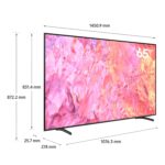 Samsung 65 Inch QLED 4K Smart TV, (Series Q60C), Quantum Dot, AirSlim Hub, HDR10+, Color Black Model – QA65Q60CAUXZN – 1 Year Warranty. - Image 9