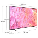 Samsung 55 Inch QLED 4K Smart TV, (Series Q60C), Quantum Dot, AirSlim Hub, HDR10+, Color Black Model – QA55Q60CAUXZN – 1 Year Warranty. - Image 8
