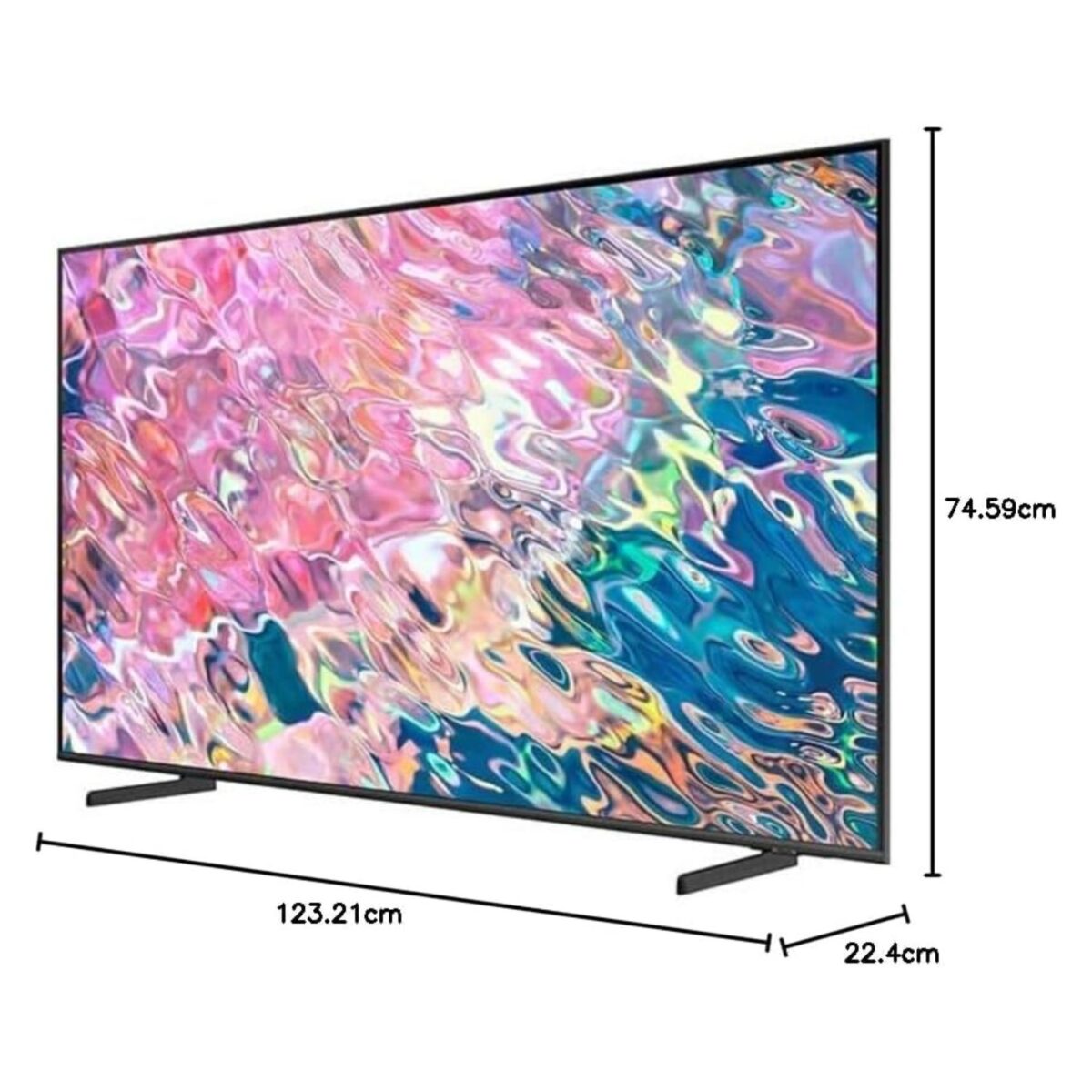 Samsung 55 Inch QLED 4K Smart TV, (Series Q60B), Quantum HDR, Quantum Dot, Air Slim Design, Smart Hub, Color Black Model – QA55Q60BAUXZN – 1 Year Warranty. - Image 8