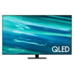 Samsung 55 Inch QLED 4K Smart TV, (Series Q80A), Quantum Processor 4K, OTS, Quantum Dot, Direct Full Array Color Black Model – QA55Q80AAUXZN – 1 Year Warranty.