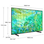 Samsung 85 Inch Crystal UHD Smart TV, Crystal Processor 4K, (Series CU8000), Vivid Crystal Color, Airslim, Smart Hub, Color Titan Gray Model – UA85CU8000UXZN – 1 Year Warranty. - Image 5