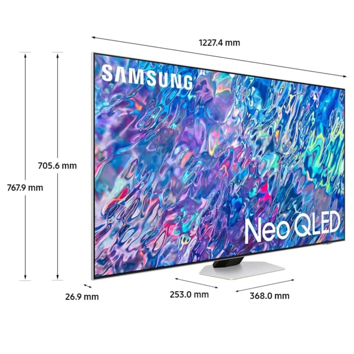 Samsung 55 Inch Neo QLED 4K Smart TV, (Series QN85B), Neo Quantum Processor 4K, Quantum HDR 24x, Color Silver Model – QA55QN85BAUXZN – 1 Year Warranty. - Image 7
