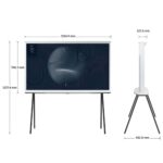 Samsung 55 Inch QLED 4K Smart Frame TV, (Series LS01A) The Serif Lifestyle, Color Cloud White Model  – 1 Year Warranty. - Image 8