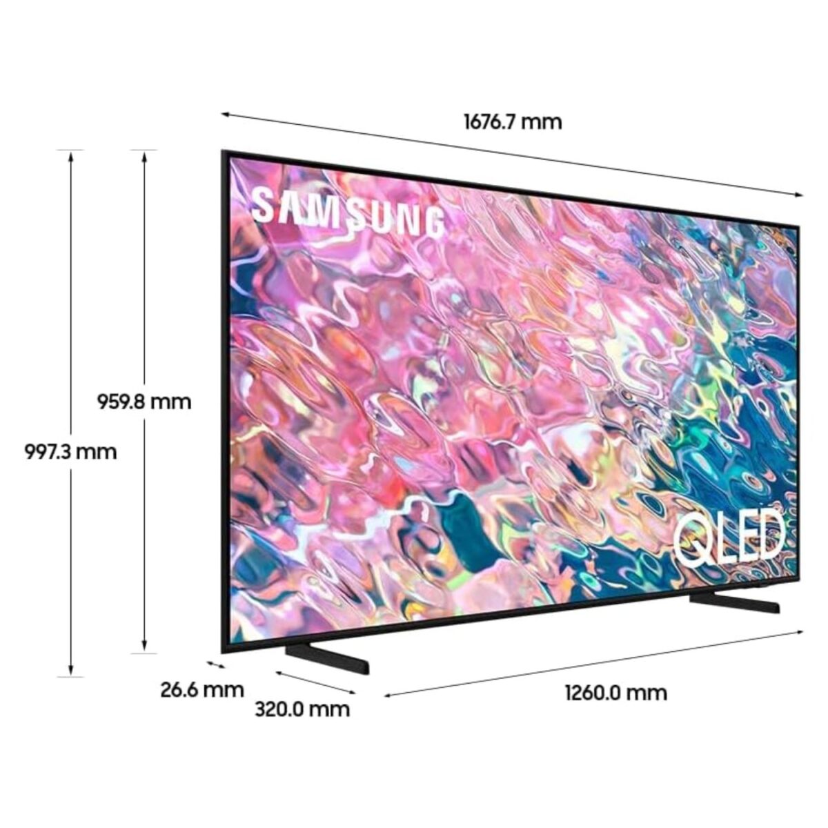 Samsung 75 Inch QLED 4K Smart TV, (Series Q60B), Quantum HDR, Quantum Dot, Air Slim Design, Smart Hub, Color Black Model – QA75Q60BAUXZN – 1 Year Warranty. - Image 8