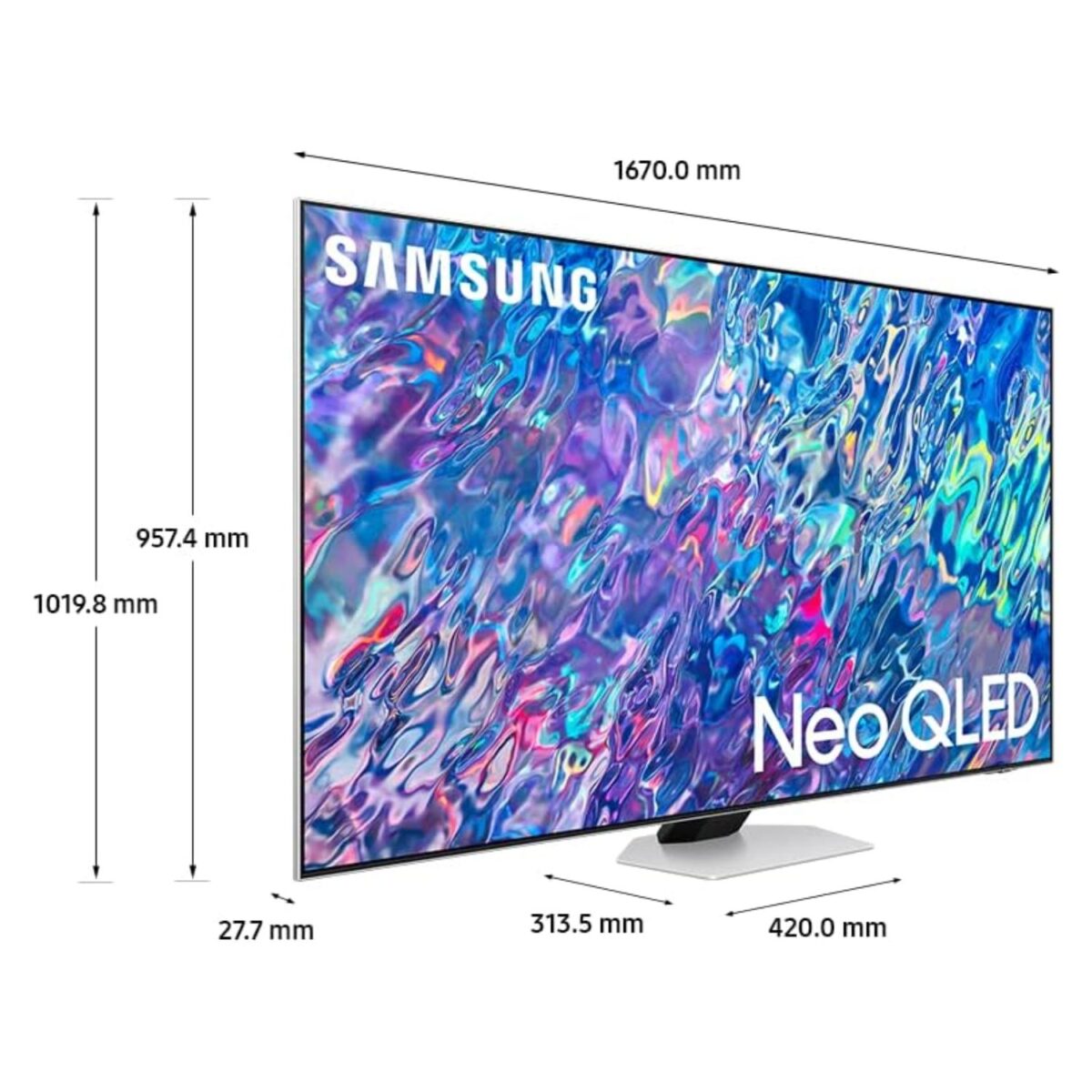 Samsung 75 Inch Neo QLED 4K Smart TV, (Series QN85B), Neo Quantum Processor 4K, Quantum HDR 24x, Dolby Atmos, Color Silver Model – QA75QN85BAUXZN – 1 Year Warranty. - Image 6