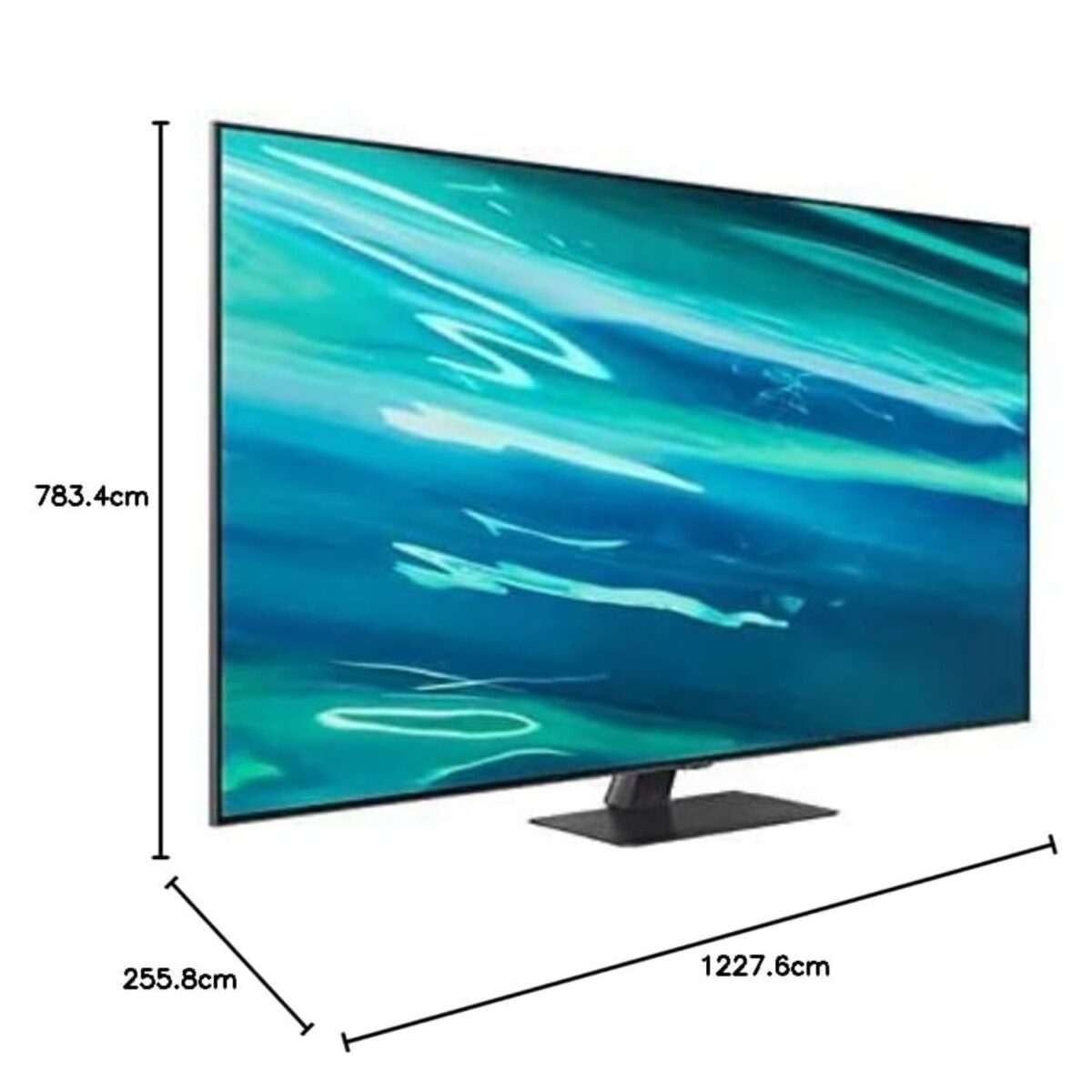 Samsung 55 Inch QLED 4K Smart TV, (Series Q80A), Quantum Processor 4K, OTS, Quantum Dot, Direct Full Array Color Black Model – QA55Q80AAUXZN – 1 Year Warranty. - Image 9