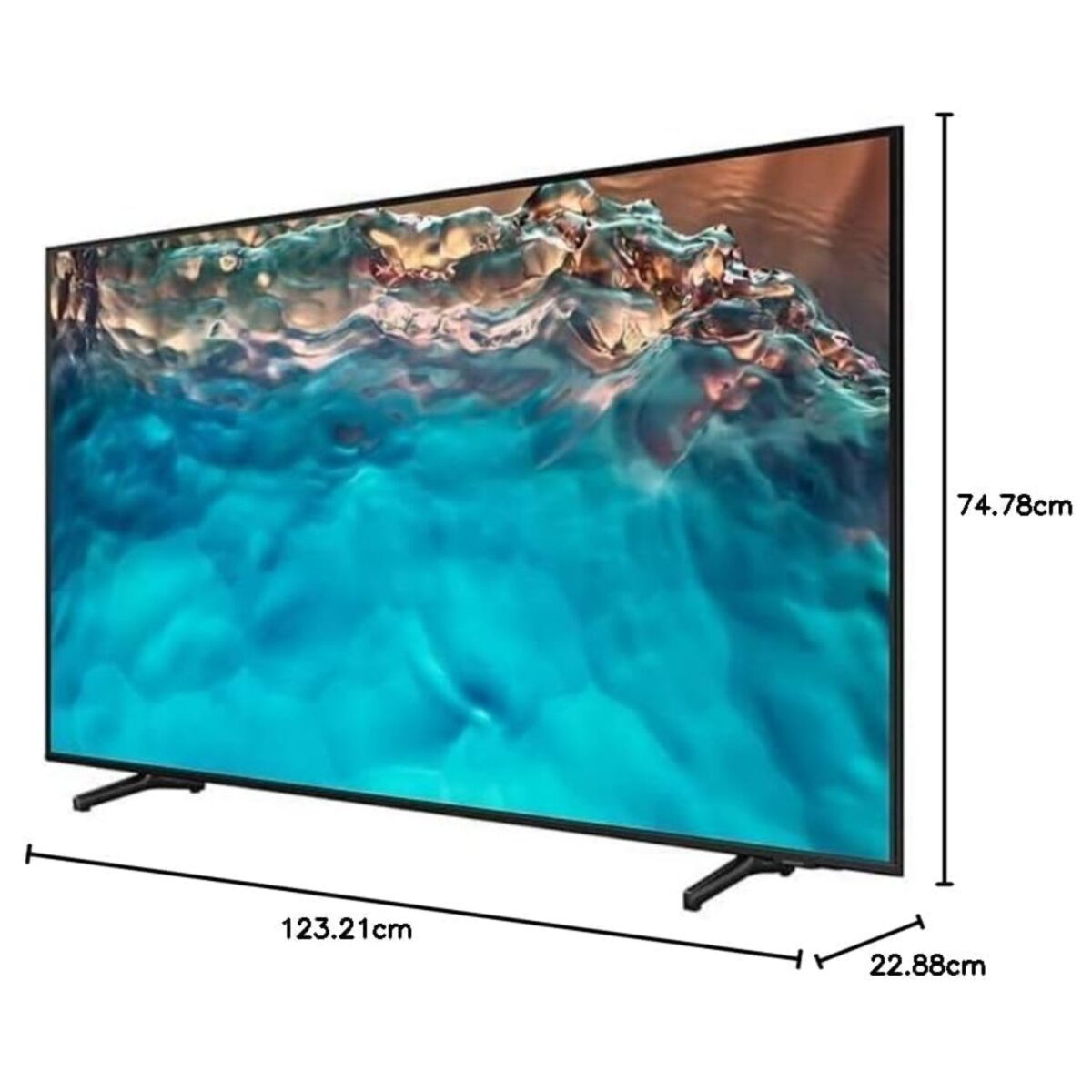 Samsung 55 Inch Crystal UHD 4K Smart TV, (Series BU8000), Dynamic Crystal Color, 4K Processor, Color Black Model – UA55BU8000UXZN – 1 Year Warranty. - Image 6