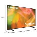 Samsung 55 Inch Crystal UHD, 4K Flat Smart TV, (Series AU8000), Crystal Processor 4K, Color Black Model – UA55AU8000UXZN – 1 Year Warranty. - Image 5