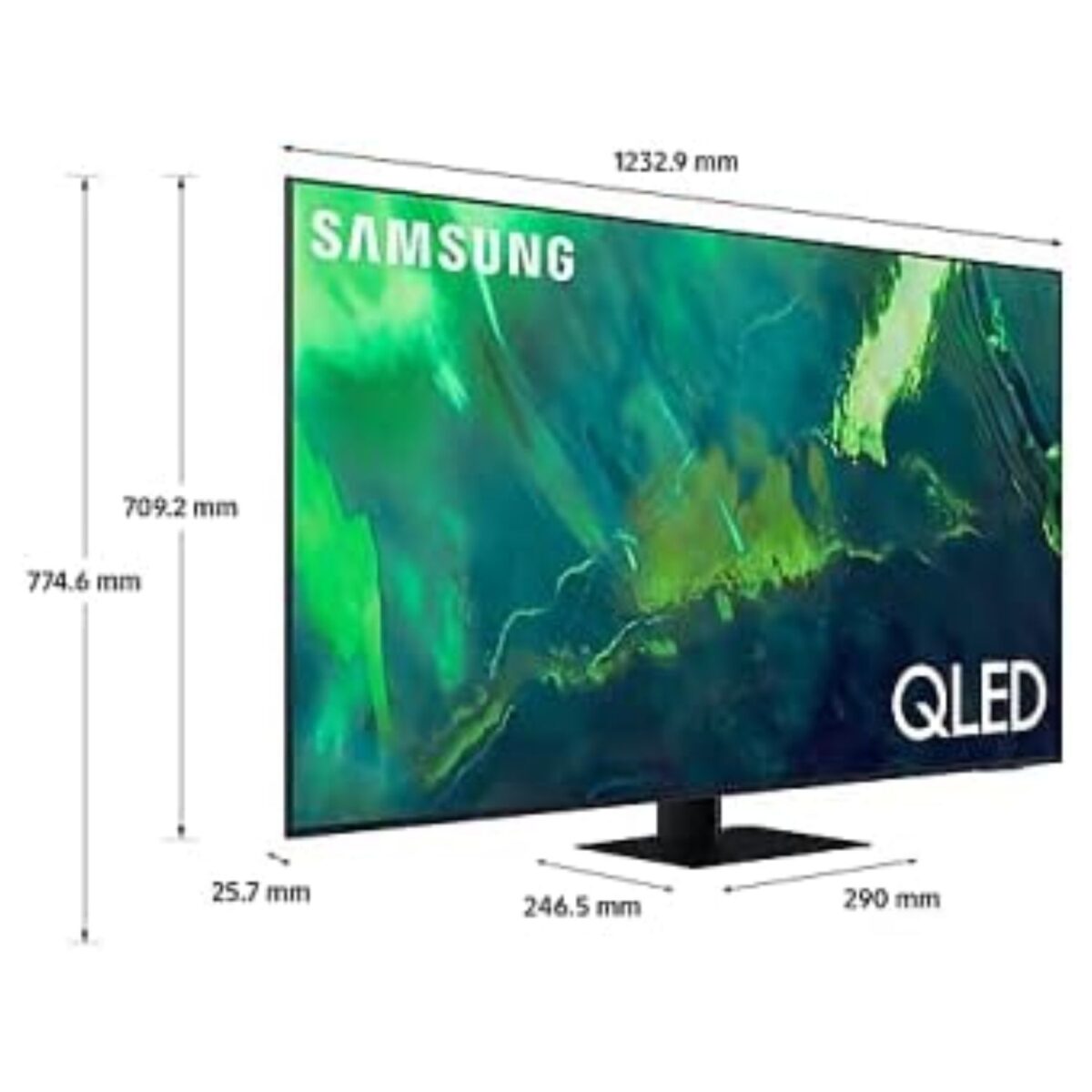 Samsung 55 Inch QLED 4K Smart TV, (Series Q70A), Quantum Processor 4K, Quantum HDR, Color Black Model – QA55Q70AAUXZN – 1 Year Warranty. - Image 4