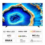 TCL 98 Inches QD-Mini LED Google TV, (Series C755), 4K Ultra HD, Local Dimming Zones, 144Hz VRR, Color Black (2024) Model – 98C755 – 1 Year Warranty - Image 4