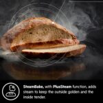 AEG 90X60 cm Built In Electric Oven, LED Touch Display, Large Internal Capacity, SteamBake, Color Black/Silver Model – BEK722910M – 1 Year Full Warranty - Image 5