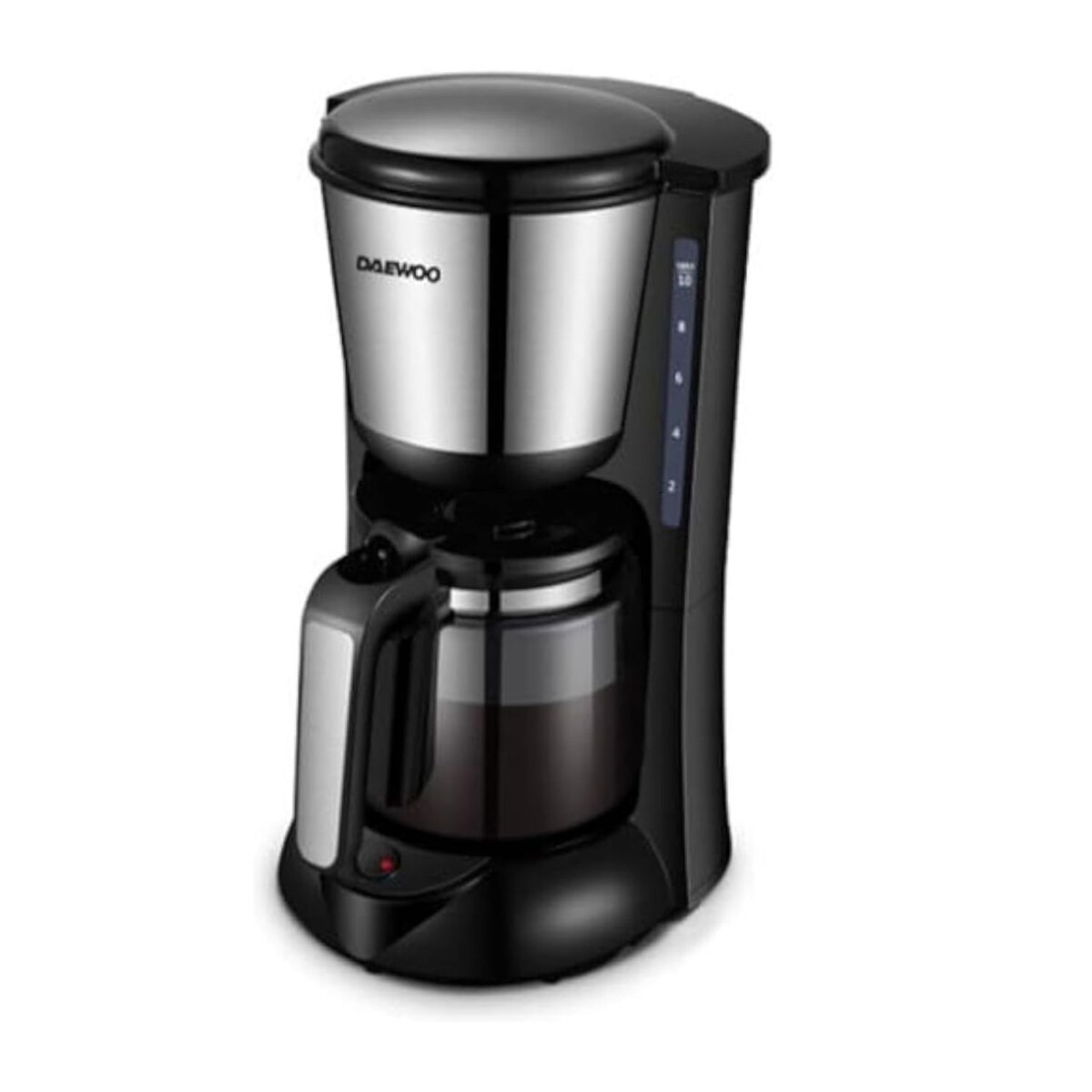 Daewoo 1.25 Litres Coffee Maker, 13 Cup Drip, Glass Kettle, 1000W Color Black Model – DW-DCM-337B – 1 Year Brand Warranty. - Image 1