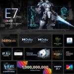 Hisense 100 Inch QLED Smart TV, Series E7NQ Pro, Quantum Dot Colour, Dolby Vision Atmos, Voice Control, 144Hz VRR, Color Black (2024) Model – 100E7N PRO – 1 Year Warranty. - Image 8
