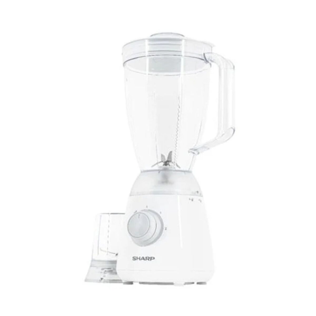 Sharp 1.5 Liter Blender, Grinding Jar, 400W, Color White Model – EM-TP12-W3 – 1 Year Warranty. - Image 1
