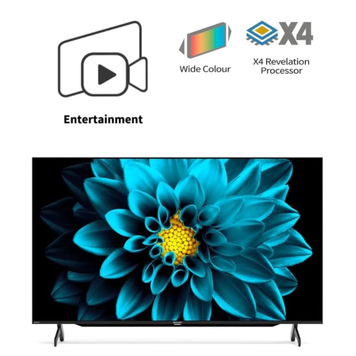 Sharp 70 Inch 4K Ultra HD, Mini LED, Google Android TV, Color Black Model – 4T-C70BK1X – 1 Year Full Warranty - Image 2