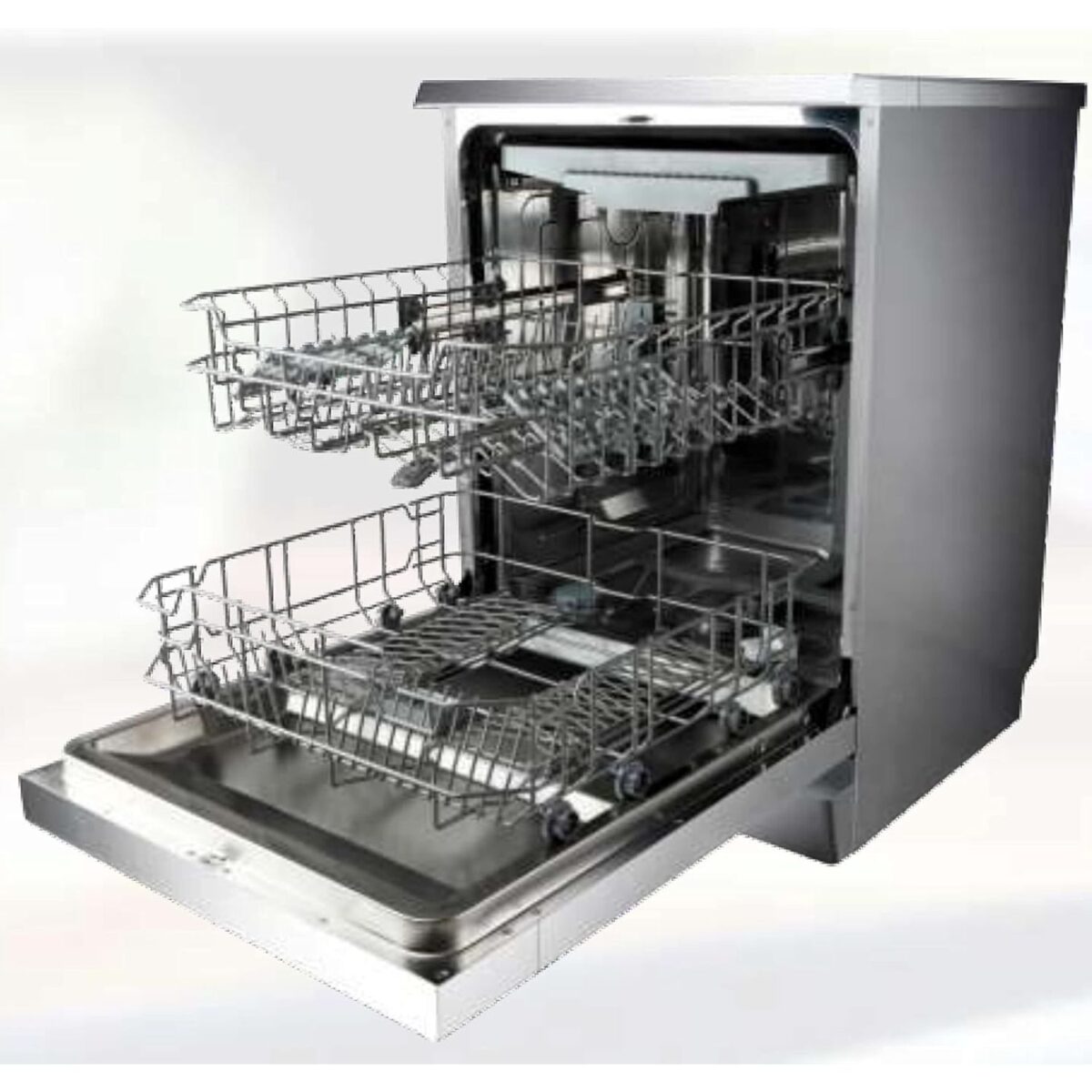 Sharp Free Standing Dishwasher, 8 Programs, 14 Place Settings, 3 Layered, Color Silver Model – QW-MA814-SS3 – 1 Year Warranty. - Image 3