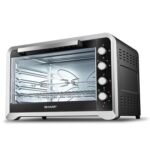 Sharp 100 Litres Electric Oven, Adjustable Temperature, 2800W, Color Black/Silver Model – EOG120K3 – 1 Year Warranty.