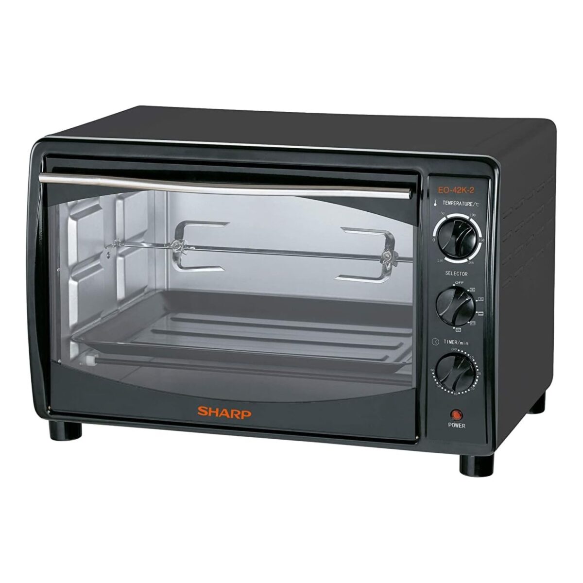 Sharp 42 Liters Electric Oven, Rotisserie And Convection, Color Black Model – EO-42K-3 – 1 Year Warranty. - Image 1