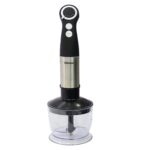 Nobel 4 In 1 Hand Blender, 800W, 600ml Chopper Bowl With Egg Whisk, Color Silver Model – NHB444 – 1 Year Warranty.