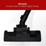 Nobel 21 Liters Drum Vacuum Cleaner, 1600 W, Durable Iron Tank, Smooth Roller, Color Purple/Black Model – NVC2121 – 1 Year Warranty. - Image 4